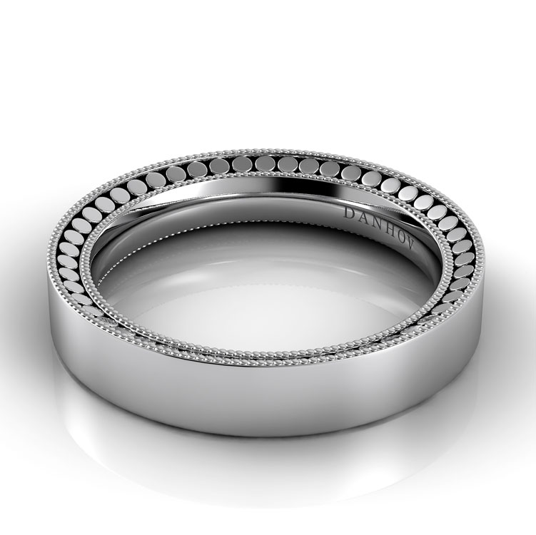 Tubetto Handmade Domed Men's Wedding Band — image 1 of 1