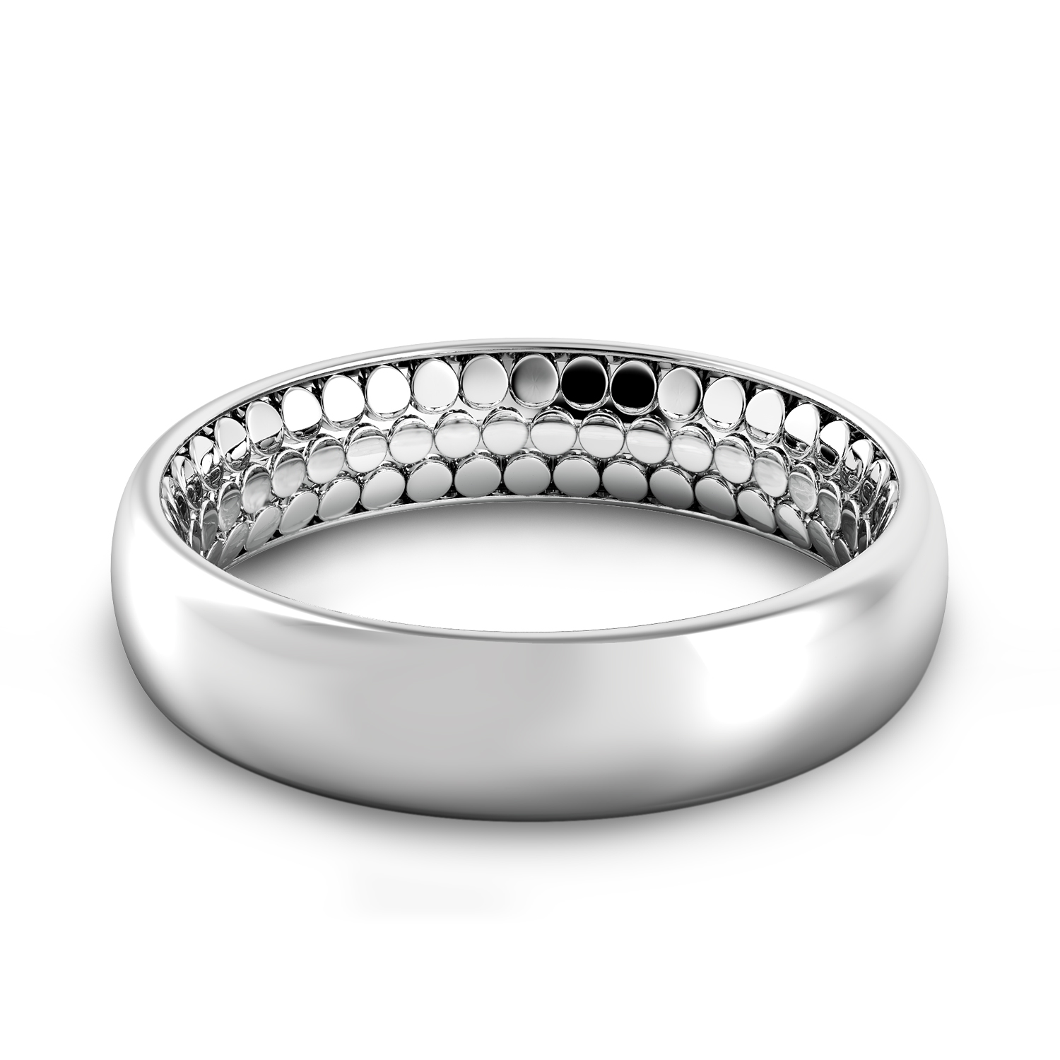 Tubetto Domed Wedding Ring for Men — image 1 of 1