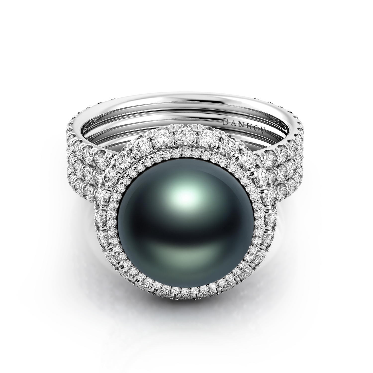 Trenta Limited Edition Pearl Diamond Ring — image 1 of 4