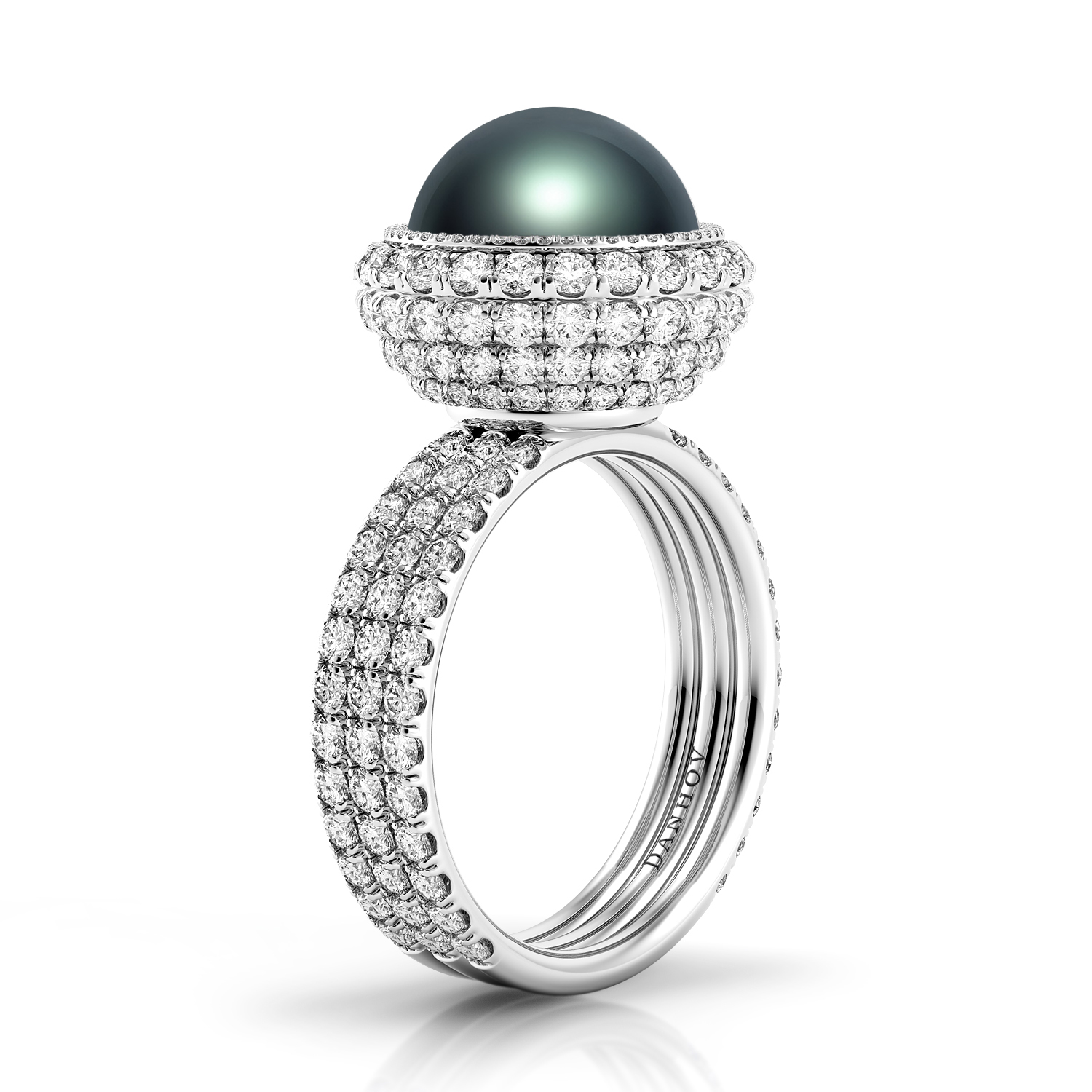 Trenta Limited Edition Pearl Diamond Ring — image 2 of 4