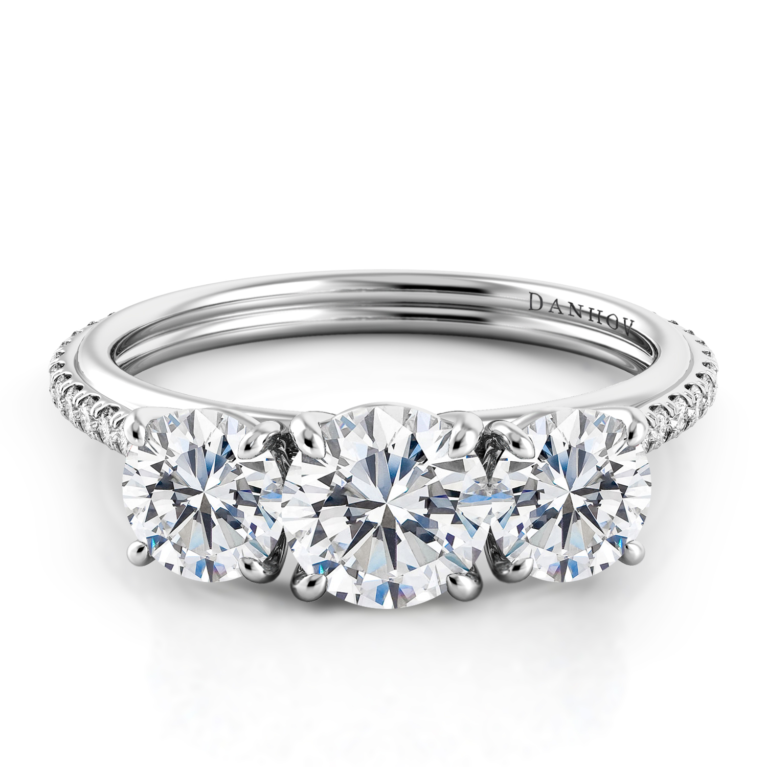 Unito Three Stone Engagement Ring — image 4 of 4