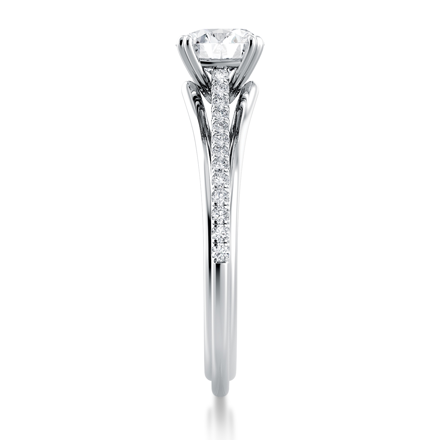 Unito Triple Shank Engagement Ring — image 2 of 4