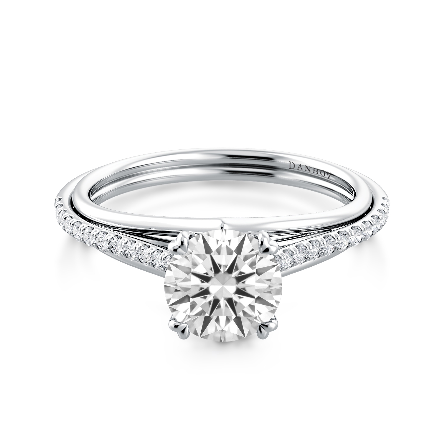 Unito Triple Shank Engagement Ring — image 4 of 4
