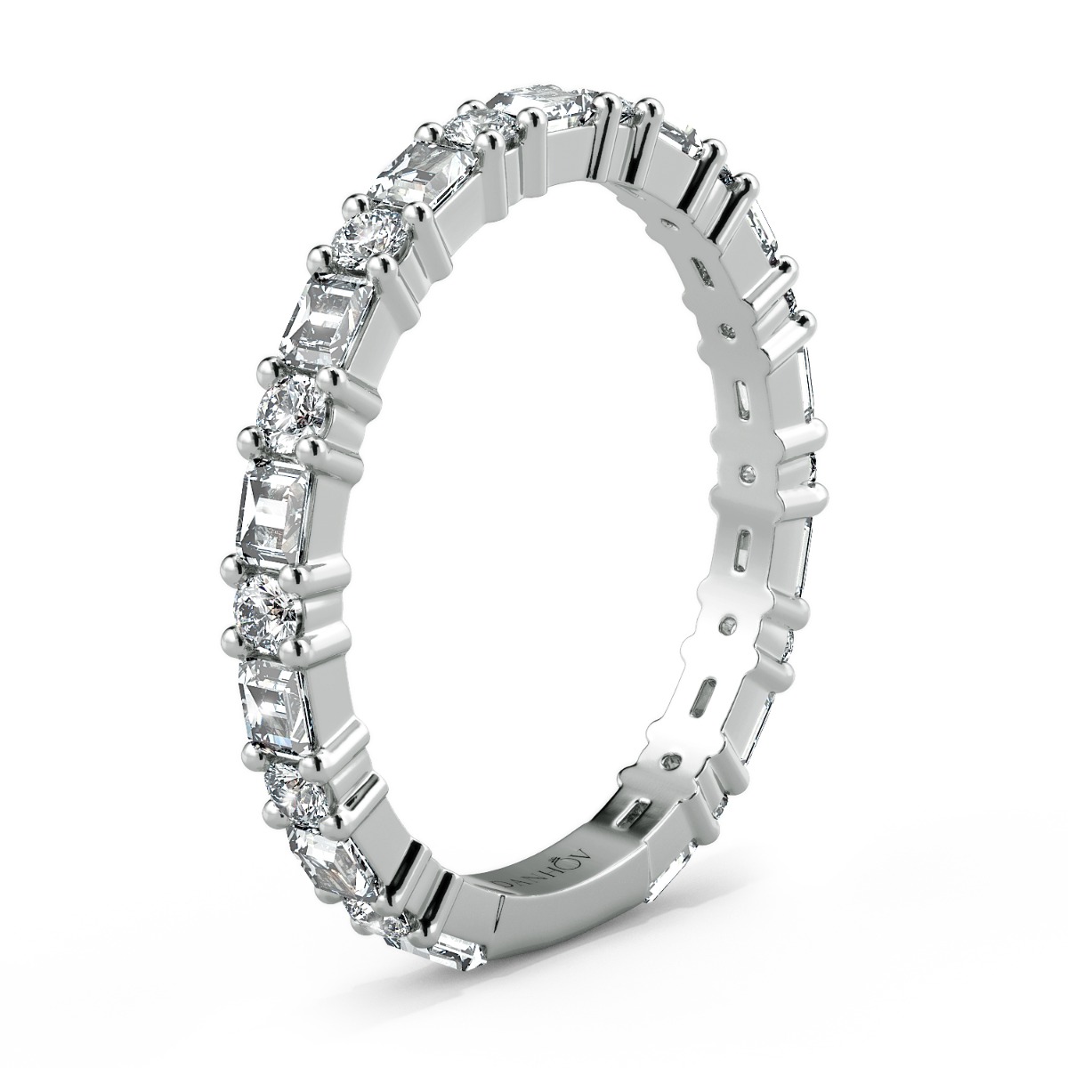Voltaggio Diamond Wedding Band — image 2 of 9