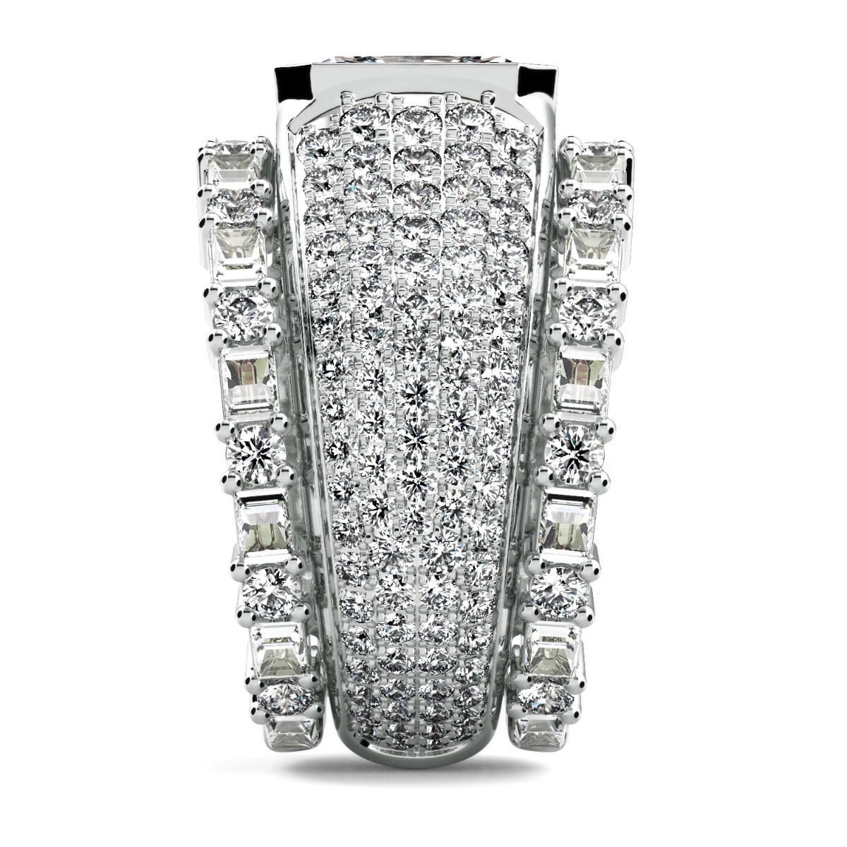 Voltaggio Diamond Wedding Band — image 8 of 9