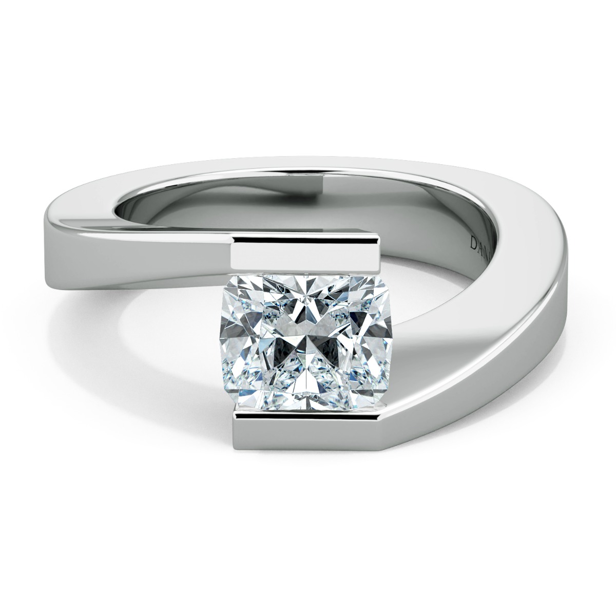 Cushion Diamond Tension Engagement Ring — image 1 of 1