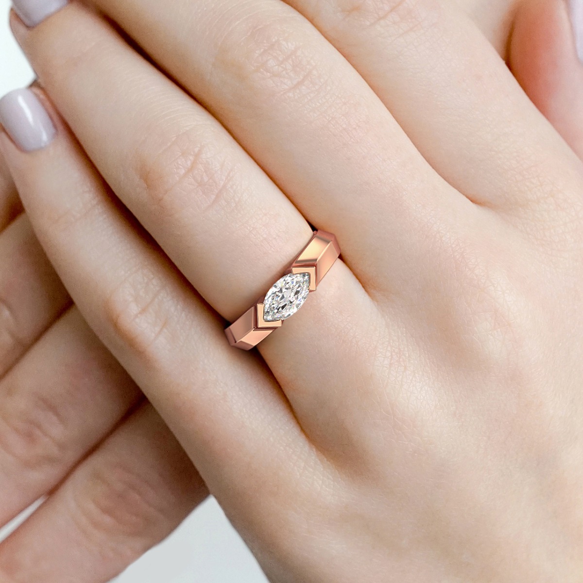 Tension Engagement Ring — image 5 of 5