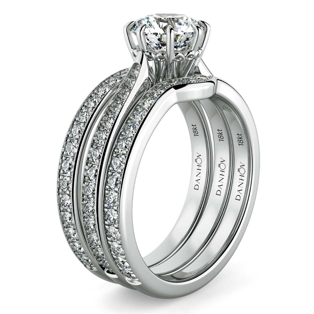 Classico Handmade Diamond Wedding Band — image 6 of 9