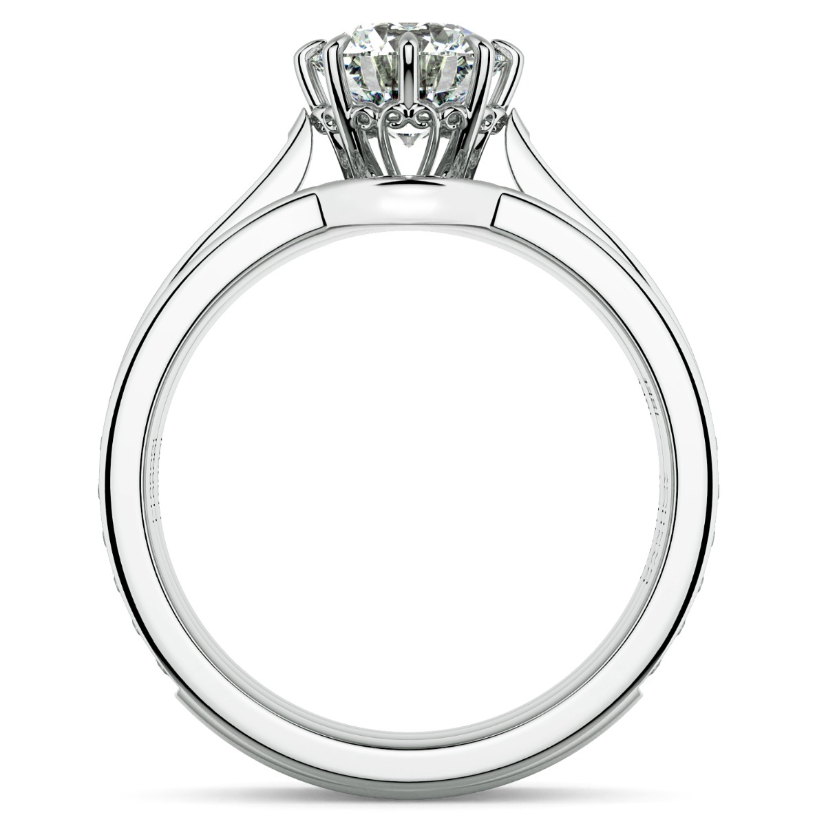 Classico Handmade Diamond Wedding Band — image 7 of 9