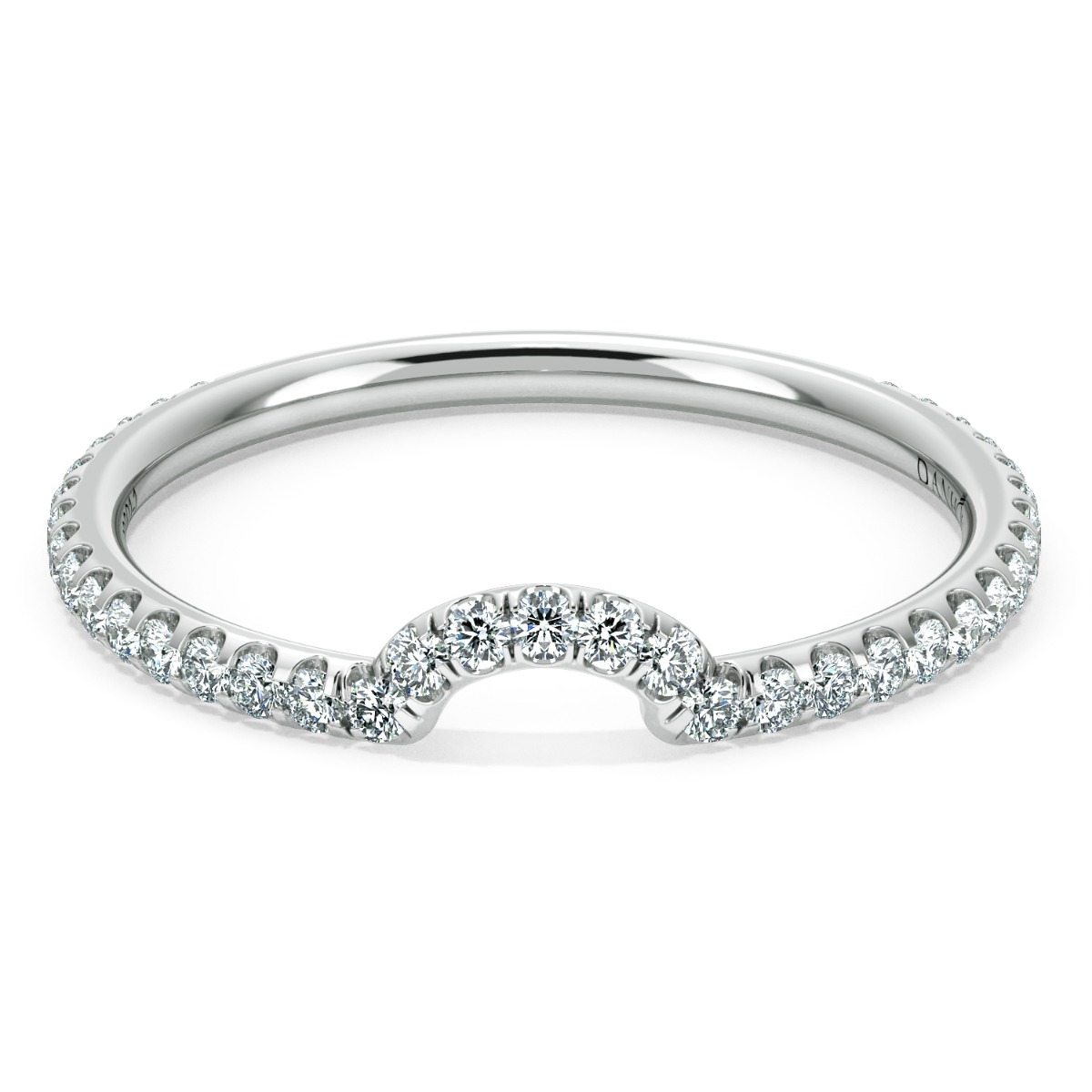 Classico Unique Handmade Curvy Wedding Band — image 1 of 1