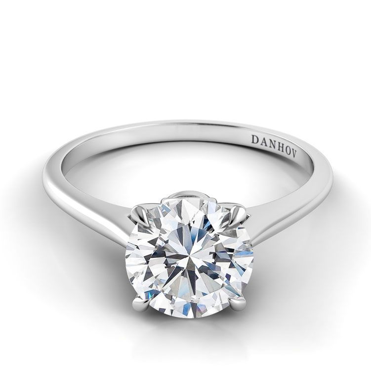 Classico Solitaire Diamond Engagement Ring — image 1 of 1