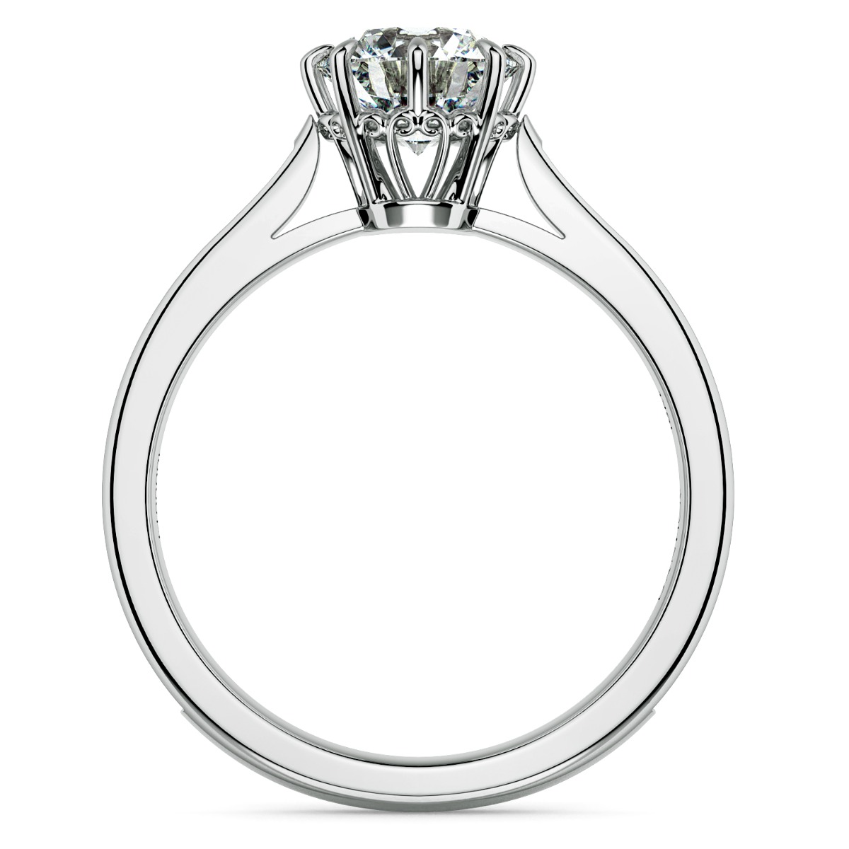 Classico Handmade Diamond Engagement Ring — image 3 of 9