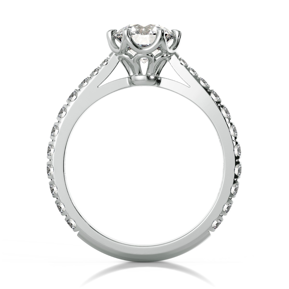 Classico Diamond Engagement Ring — image 3 of 9