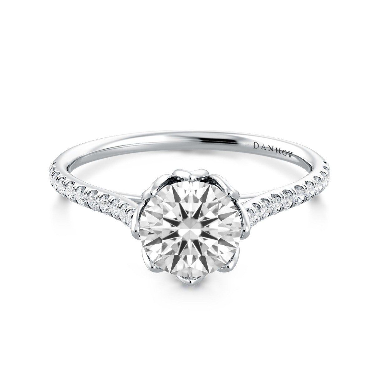 Classico Solitaire Diamond Engagement Ring — image 1 of 4
