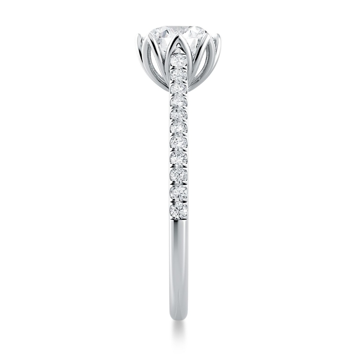 Classico Solitaire Diamond Engagement Ring — image 4 of 4