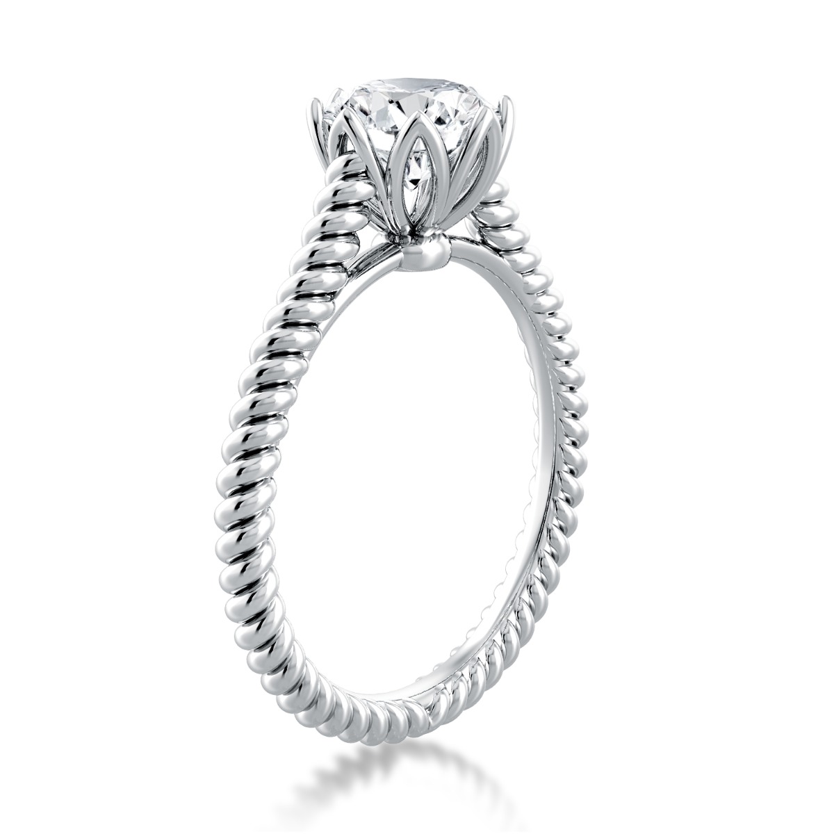 Classico Delicate Engagement Ring — image 2 of 4