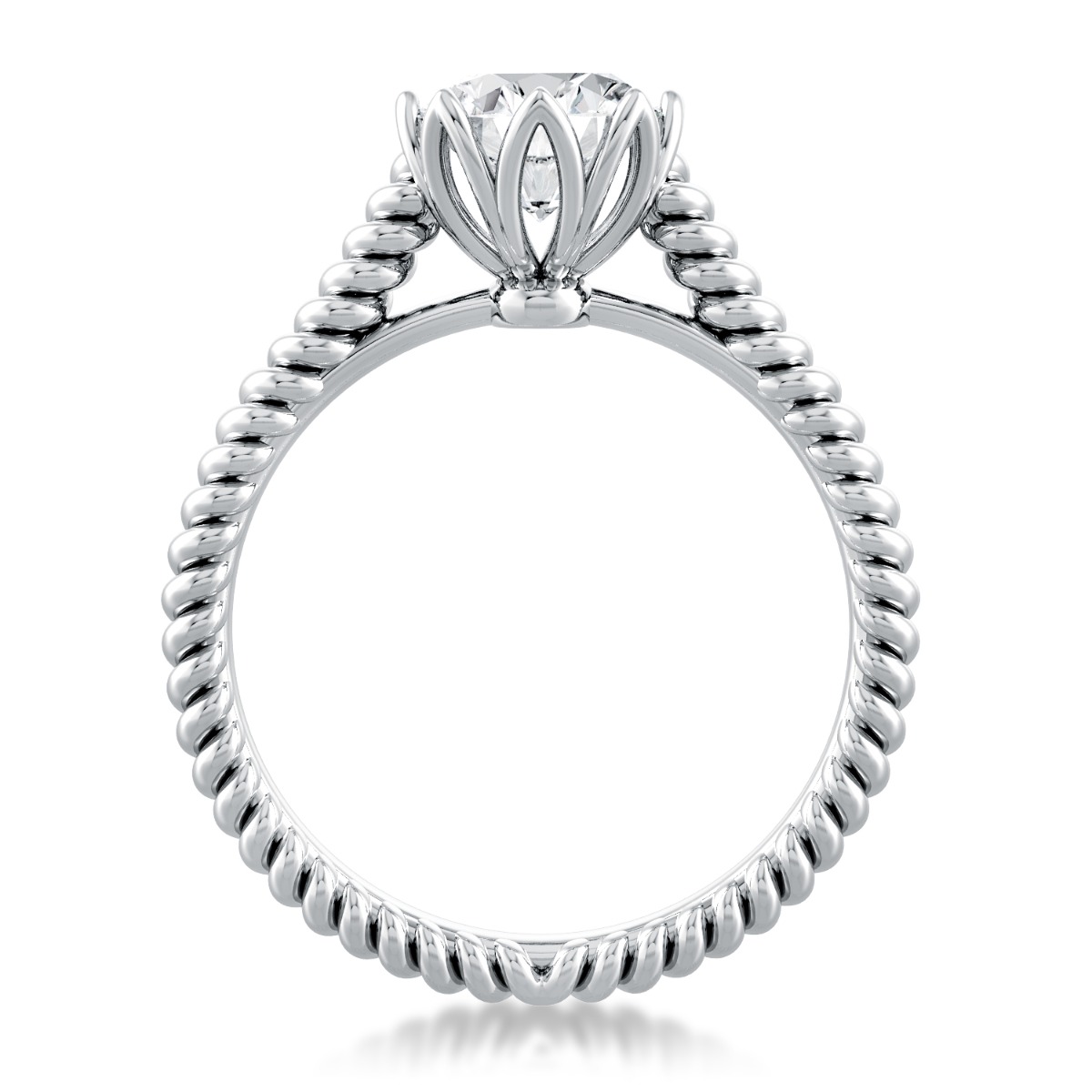 Classico Delicate Engagement Ring — image 3 of 4