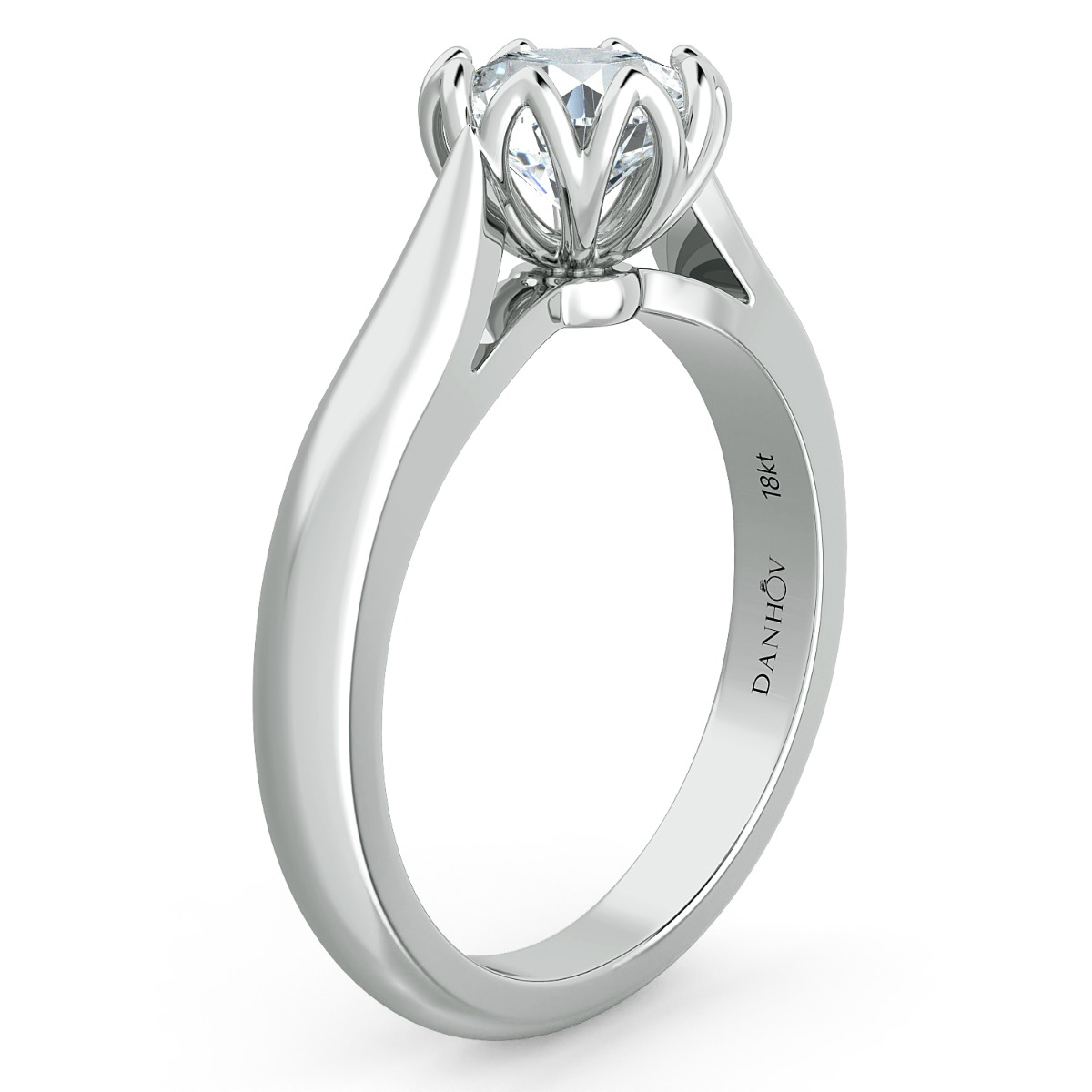 Classico Handcrafted Diamond Engagement Ring — image 2 of 9