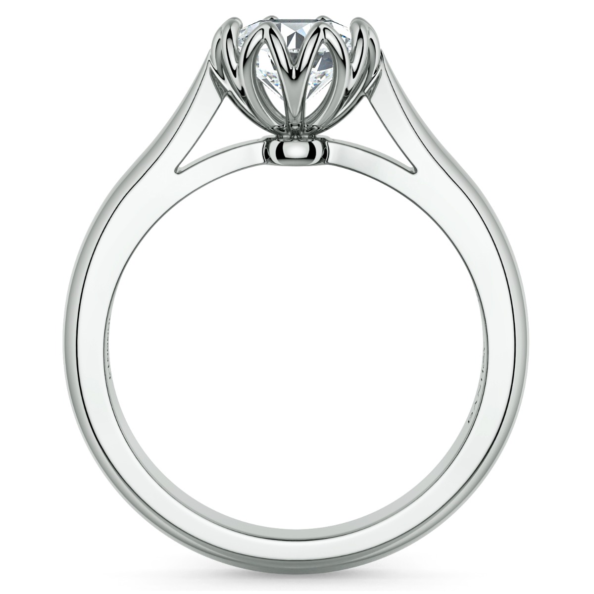Classico Handcrafted Diamond Engagement Ring — image 3 of 9
