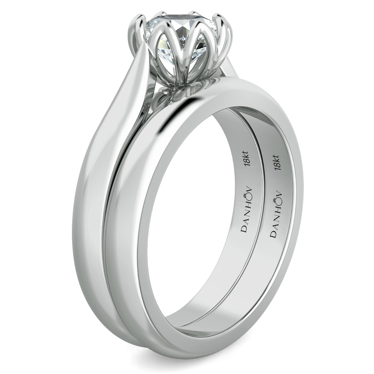 Classico Handcrafted Diamond Engagement Ring — image 5 of 9