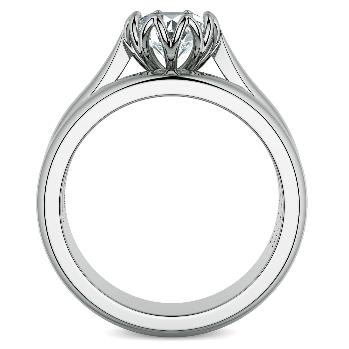 Classico Handcrafted Diamond Engagement Ring — image 7 of 9