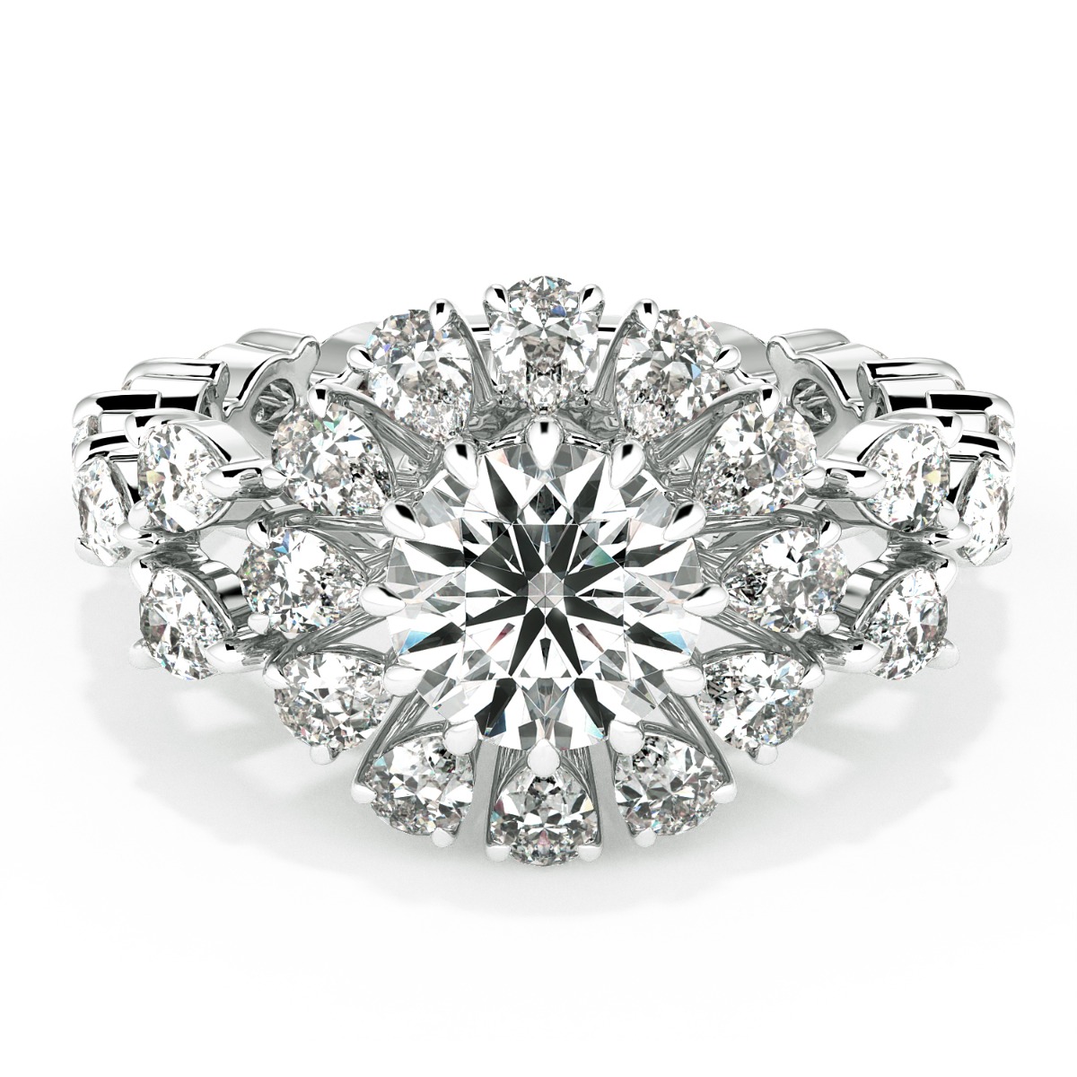 Classico Grand Diamond Engagement Ring — image 1 of 5