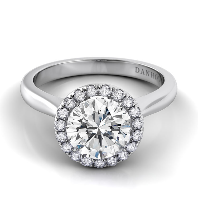 Classico Halo Engagement Ring — image 1 of 4