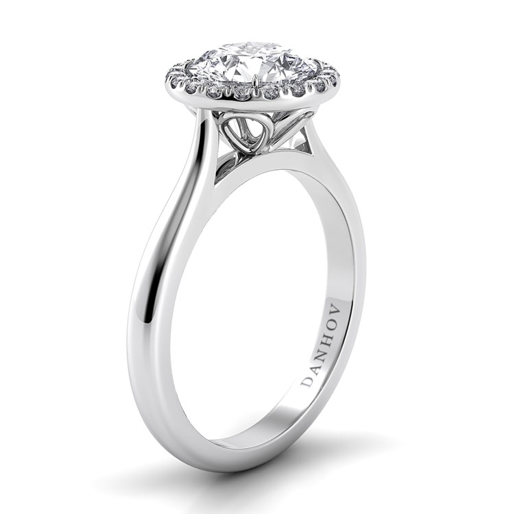 Classico Halo Engagement Ring — image 2 of 4