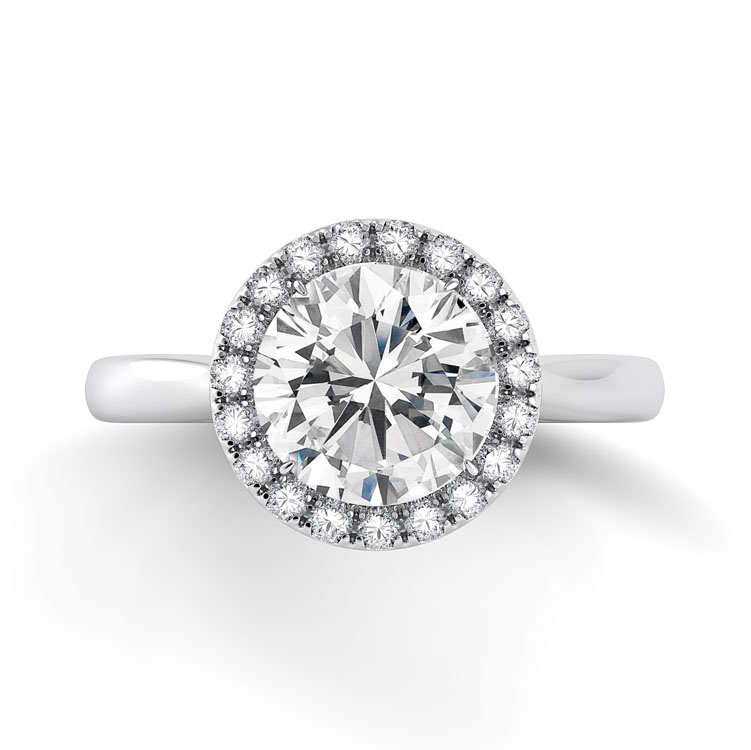 Classico Halo Engagement Ring — image 3 of 4