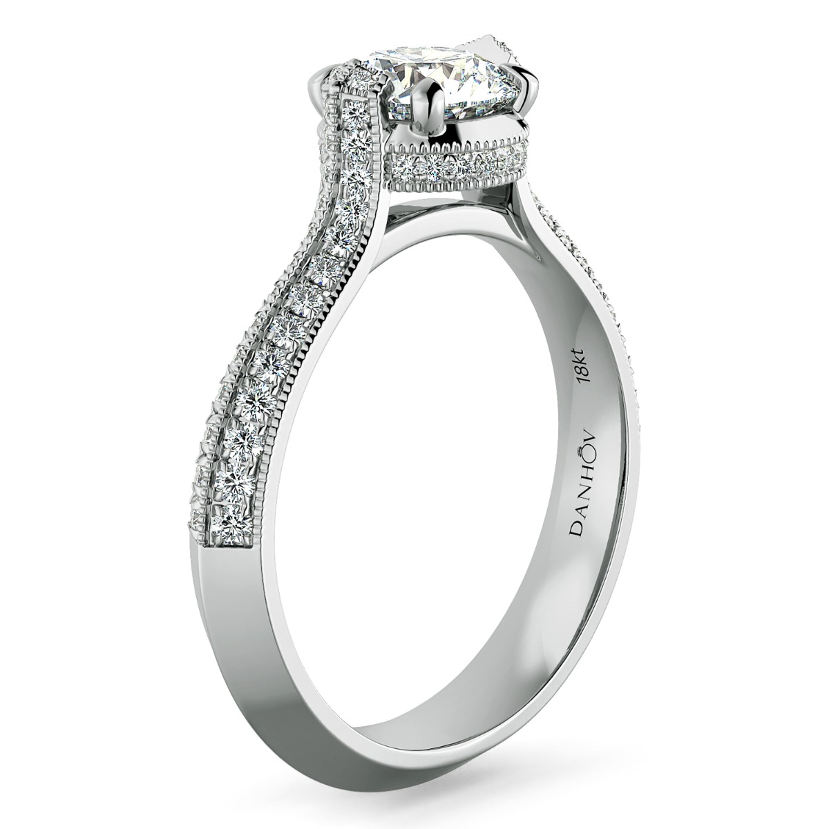 Classico Diamond Engagement Ring and Gold — image 2 of 9