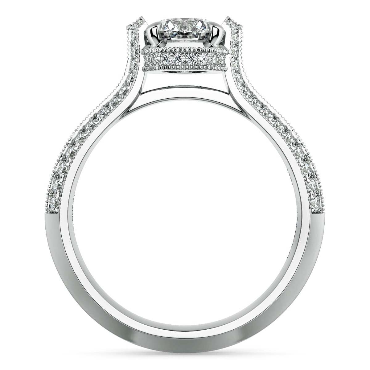 Classico Diamond Engagement Ring and Gold — image 3 of 9