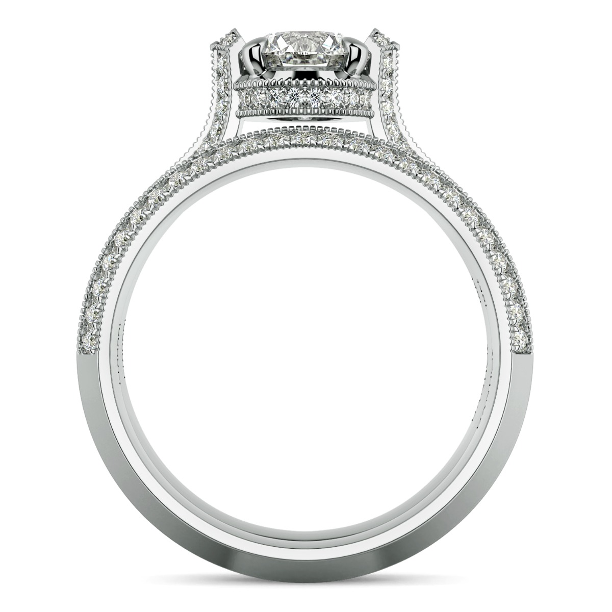 Classico Diamond Engagement Ring and Gold — image 7 of 9