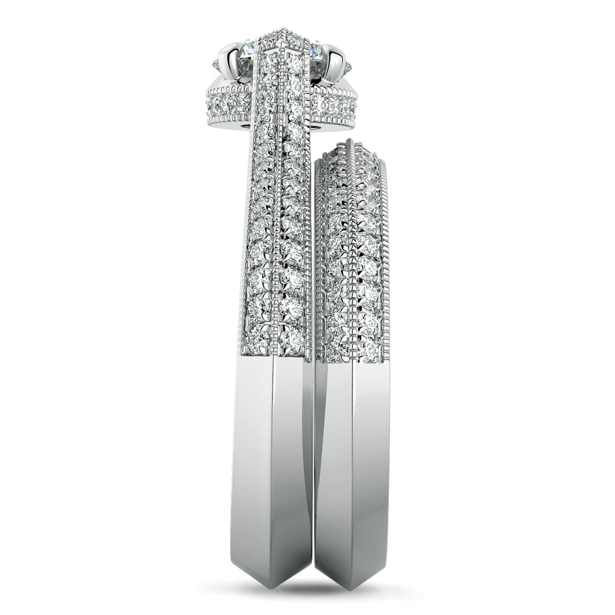 Classico Diamond Engagement Ring and Gold — image 8 of 9