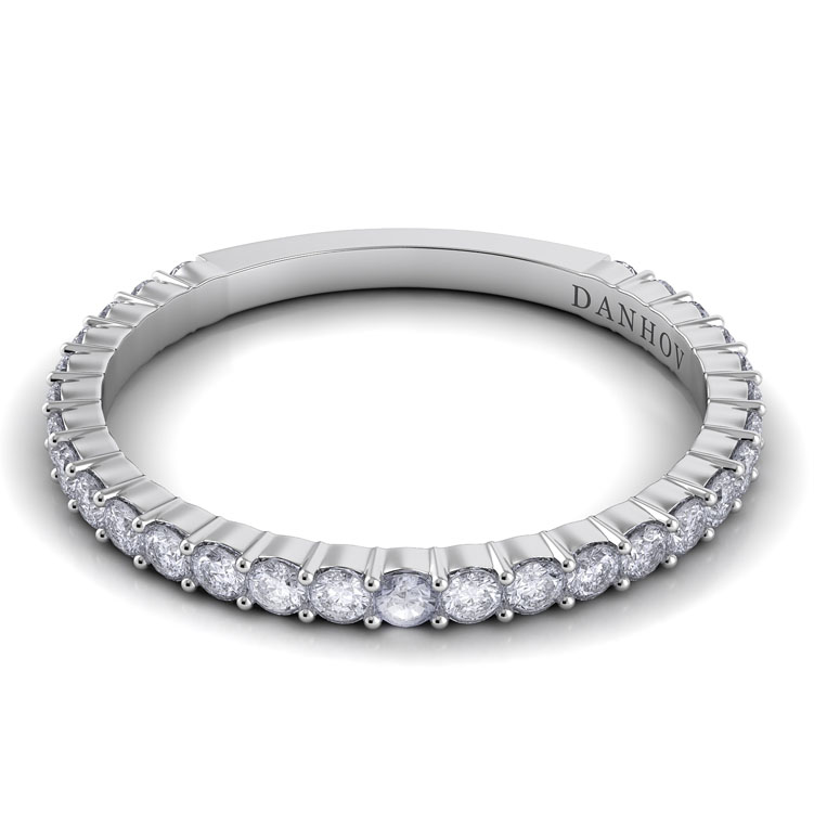 Carezza Flat Diamond Wedding Ring for Women — image 1 of 1