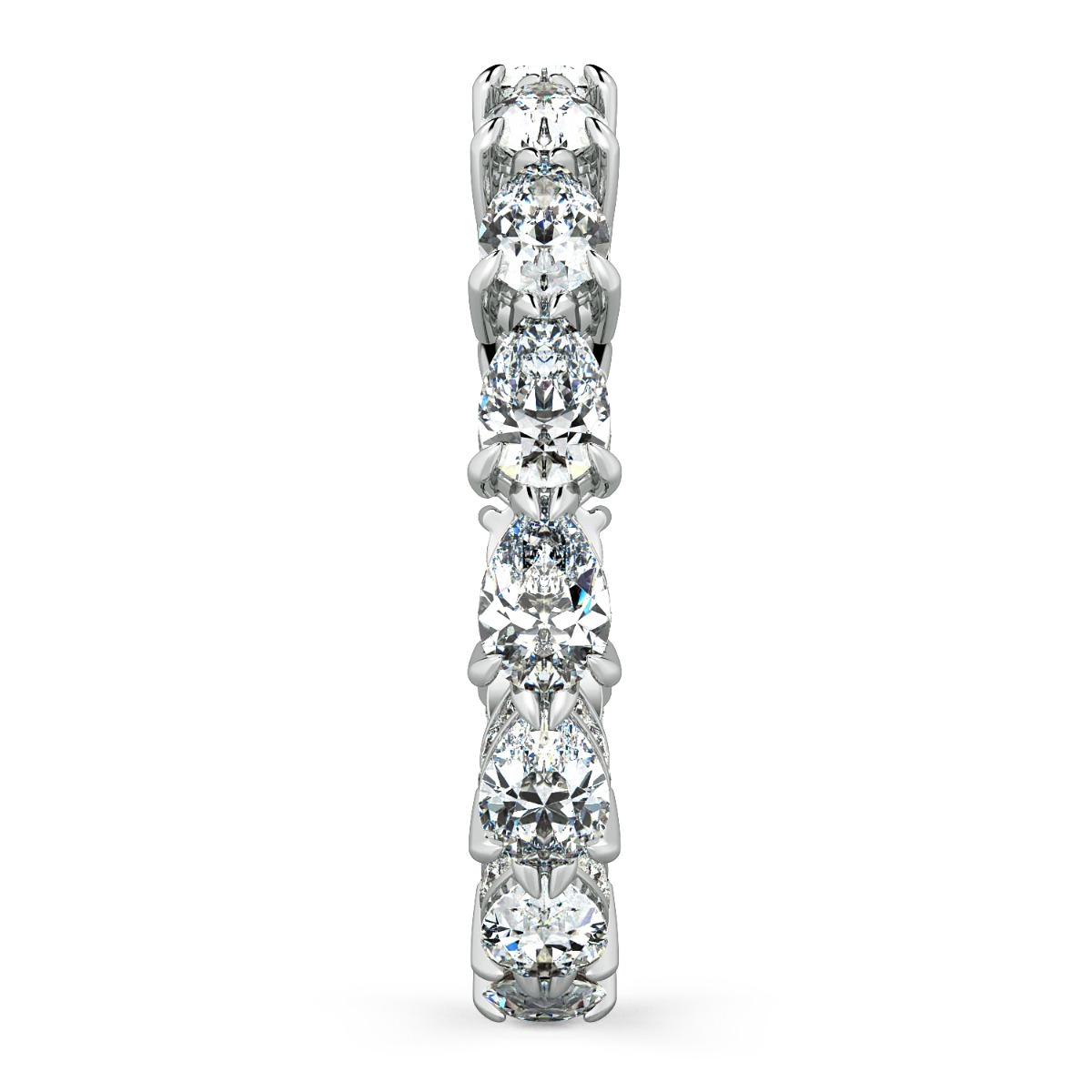 Eternita Pear Cut Diamond Women's Wedding Ring — image 4 of 5