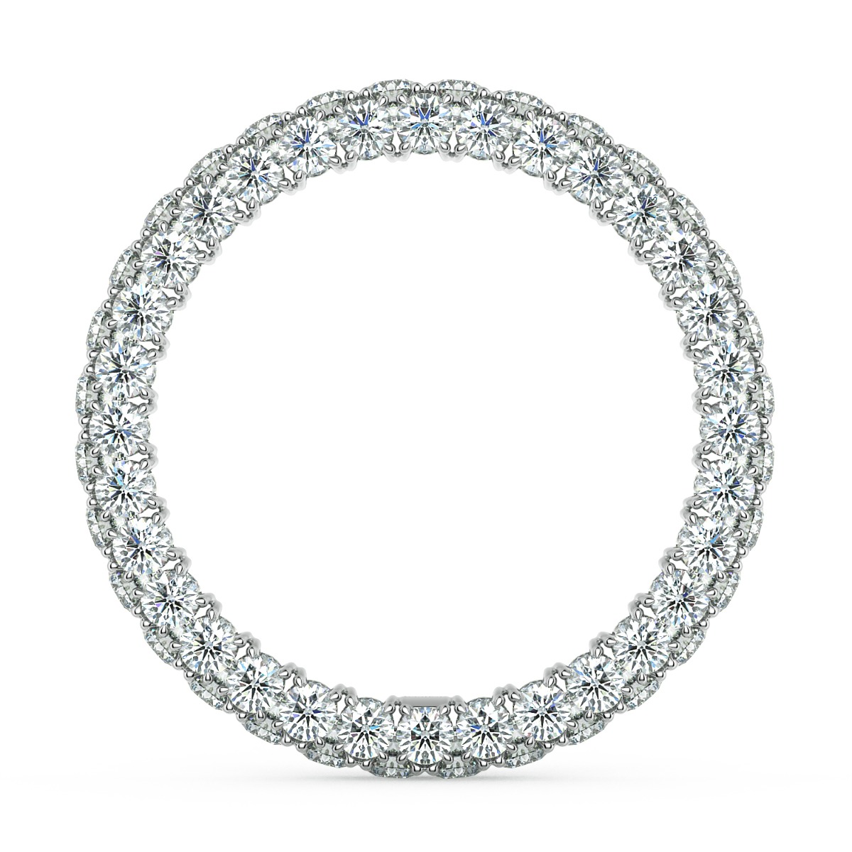 Eternita Diamond Wedding Band for Her — image 3 of 5