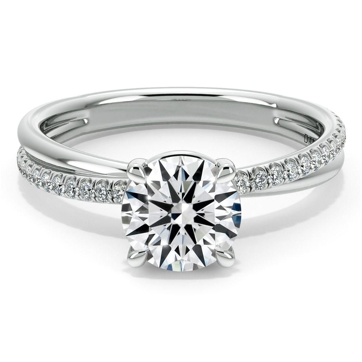 Eleganza Engagement Ring — image 1 of 9