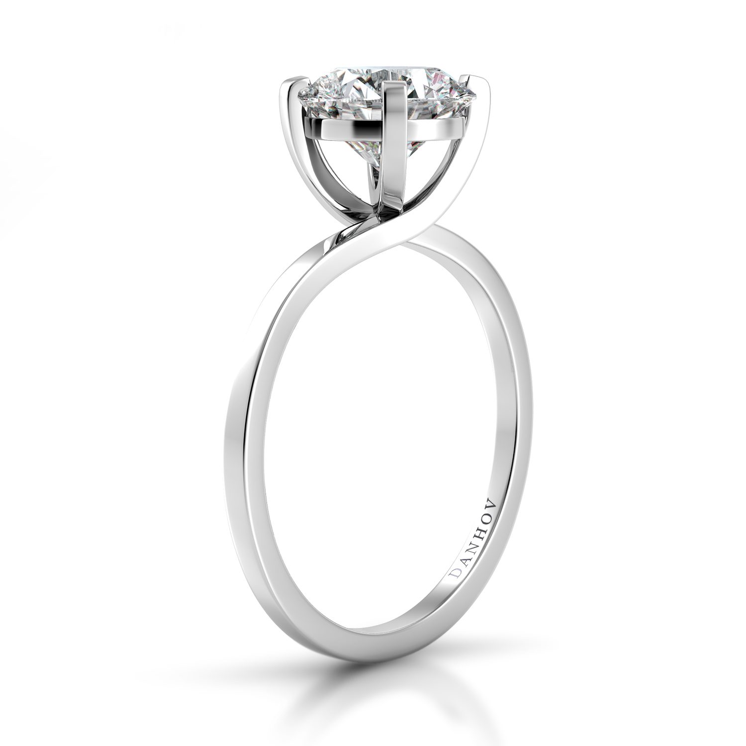 Eleganza Designer Engagement Ring — image 2 of 4