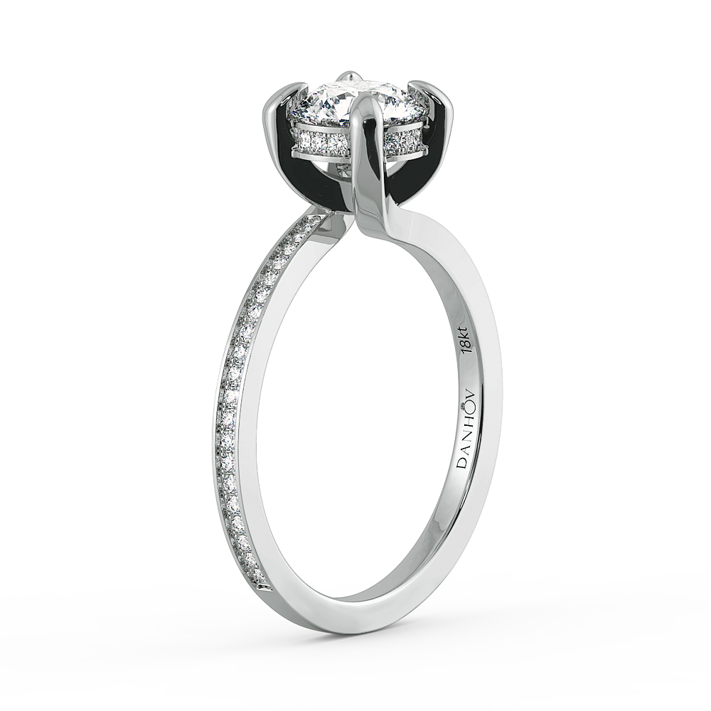 Eleganza Engagement Ring — image 2 of 9