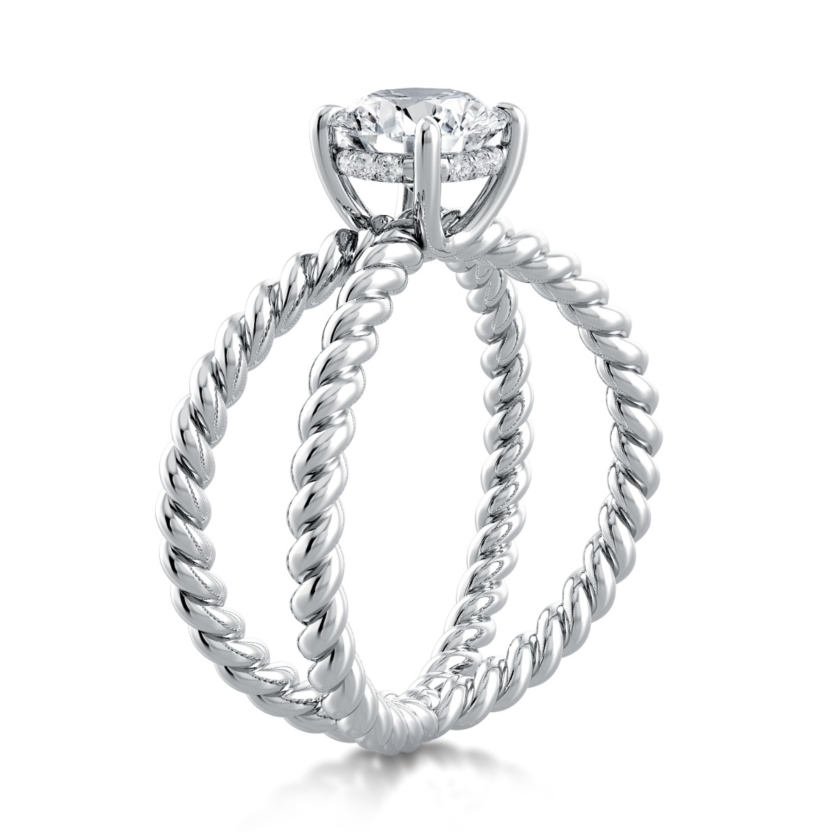 Eleganza One of a Kind Engagement Ring — image 1 of 4