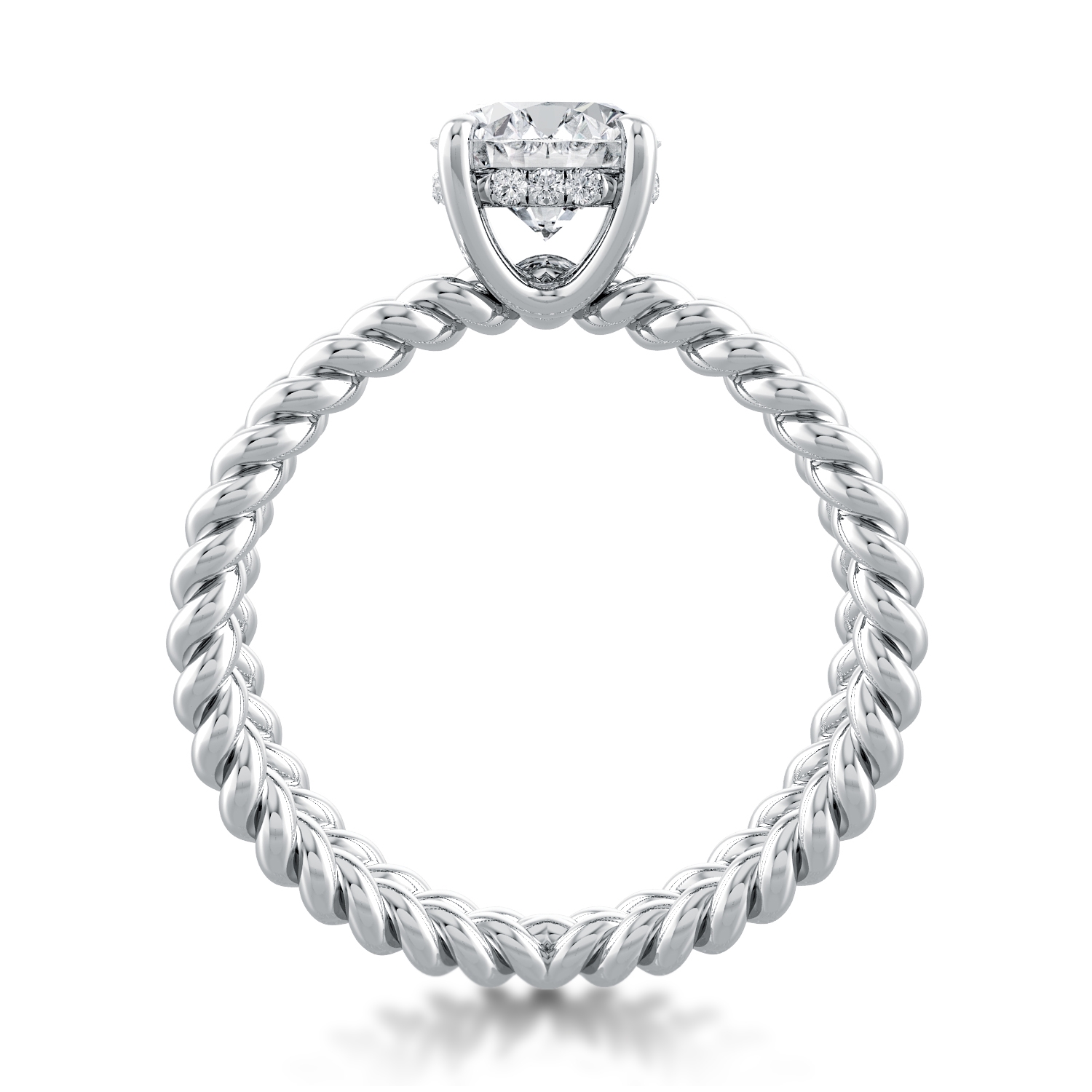 Eleganza One of a Kind Engagement Ring — image 2 of 4