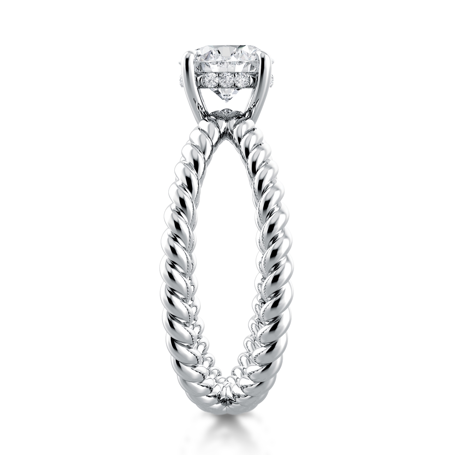 Eleganza One of a Kind Engagement Ring — image 3 of 4