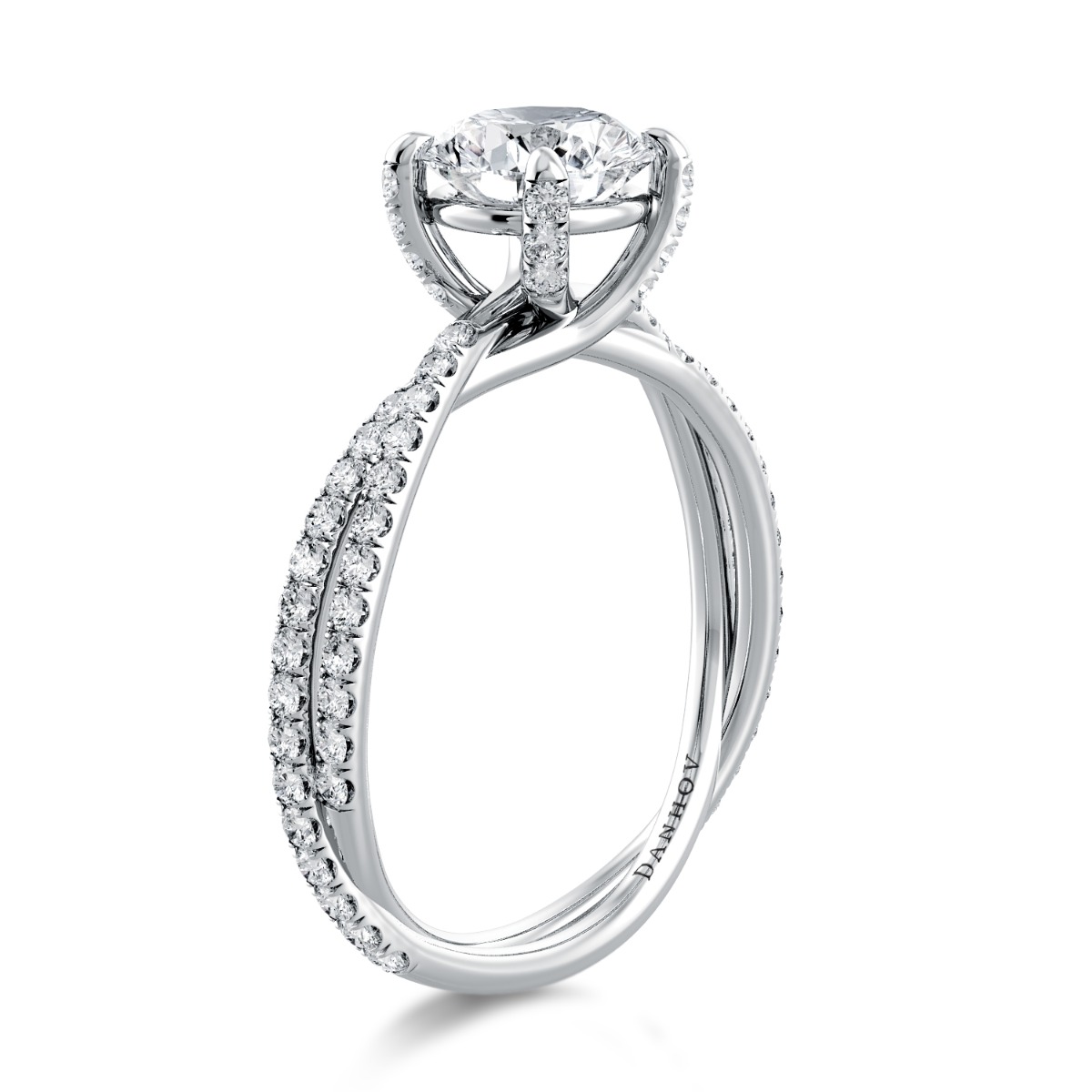 Eleganza Designer Engagement Ring — image 2 of 4