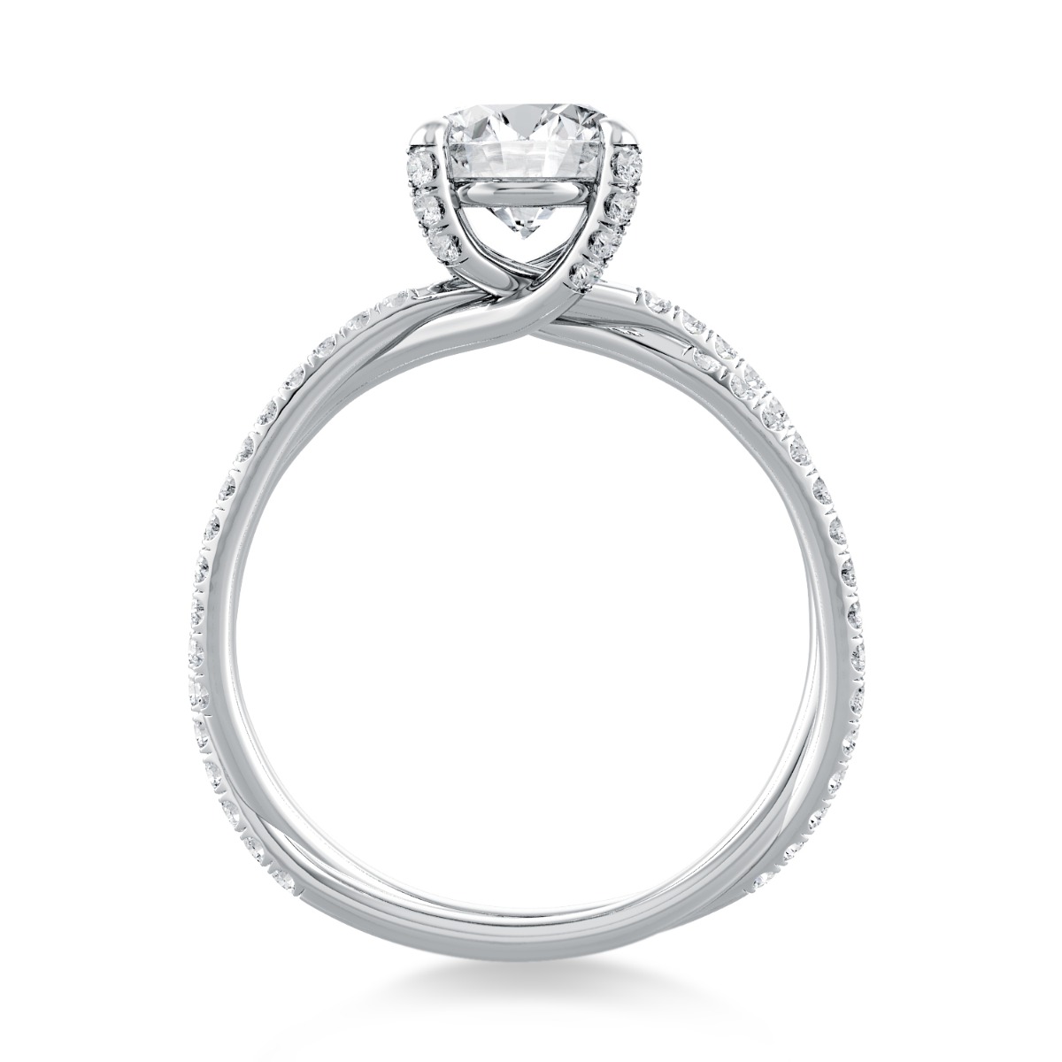 Eleganza Designer Engagement Ring — image 3 of 4