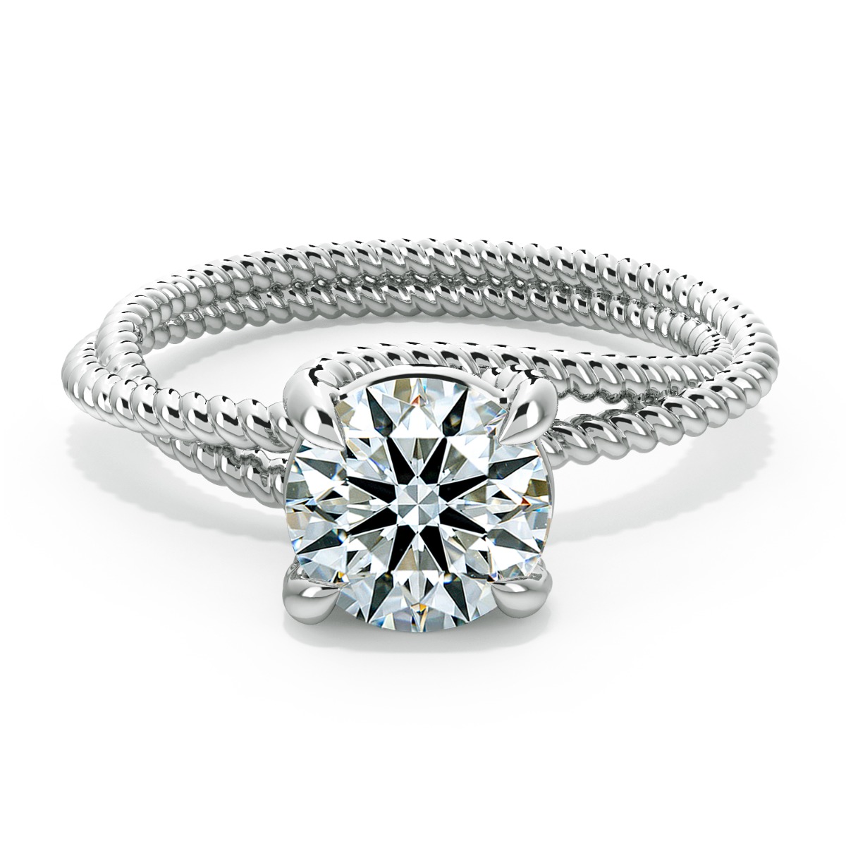 Eleganza Delicate Engagement Ring — image 1 of 9
