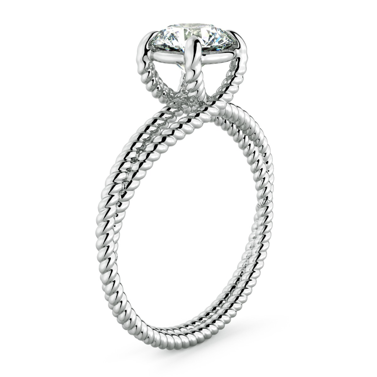 Eleganza Delicate Engagement Ring — image 2 of 9