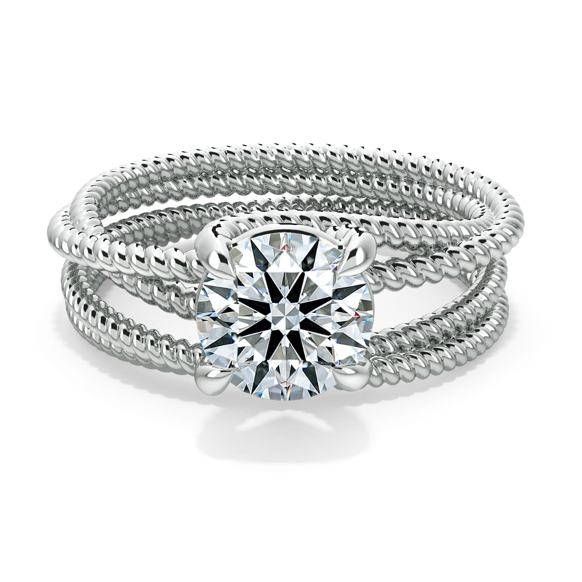 Eleganza Delicate Engagement Ring — image 5 of 9