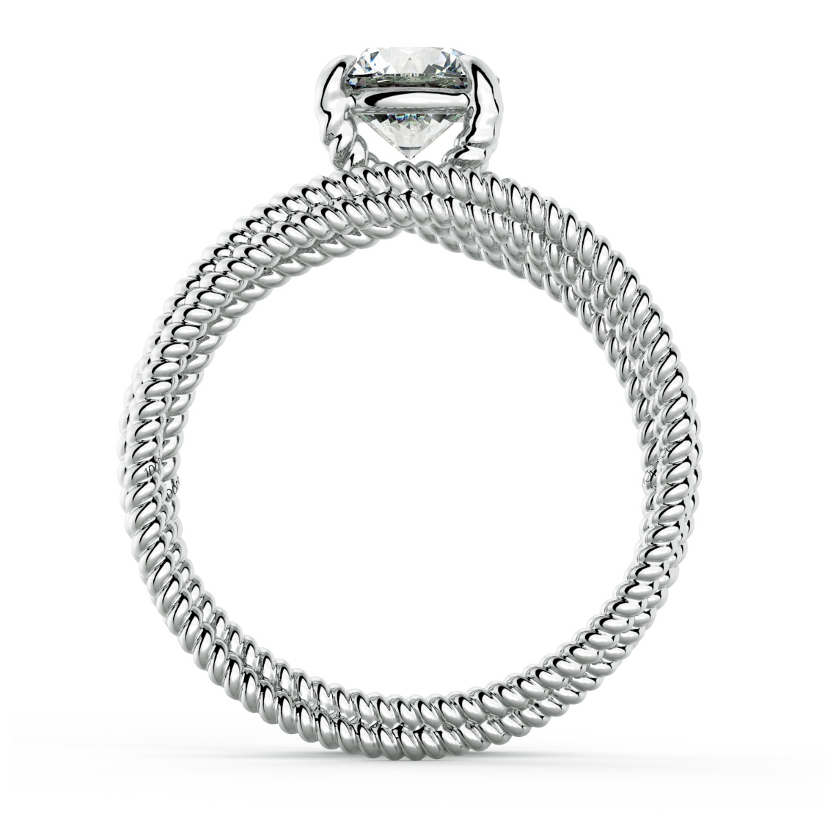 Eleganza Delicate Engagement Ring — image 7 of 9