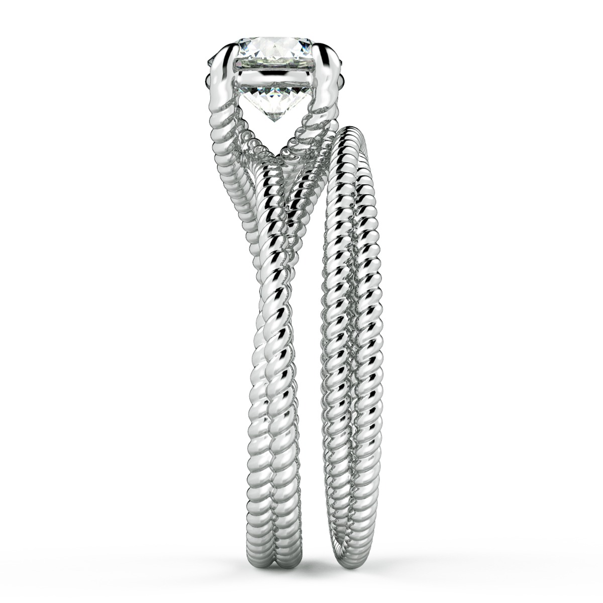 Eleganza Delicate Engagement Ring — image 8 of 9