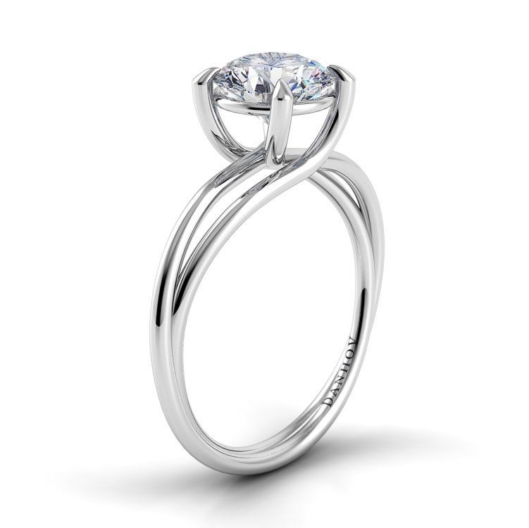 Eleganza Braided Engagement Ring — image 2 of 4